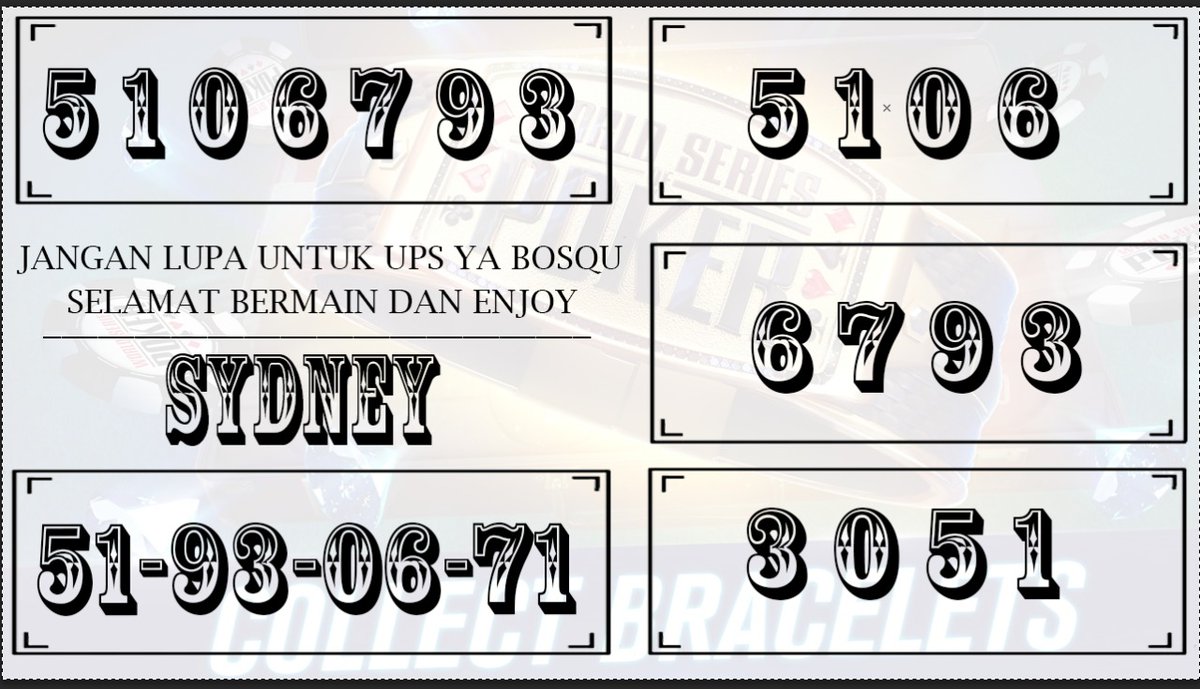 AngkaInces's tweet photo. PREDIKSI : SYDNEY
TANGGAL : 30 - 07 - 2022

GABUNG GRUB PREDIKSI TOGEL GRATIS TANPA MAHAR 100%
https://t.co/2B6EgGYEUz
https://t.co/QrVddxUoP7

 #prediksi4D  #angkamain #prediksihk #angkatogel #prediksi https://t.co/lFj1TZca6e