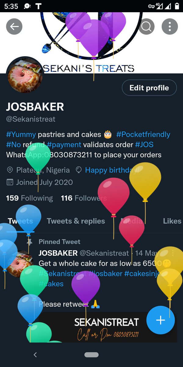 Sekanistreat's tweet photo. Happy birthday Sekani 💖
   Happy birthday to me🤭
It's been God's grace all the way 
Shots by @Alexxwang91 
Outfits by @teyei_afan @TeyeisCouture https://t.co/nNamtbjhEz
