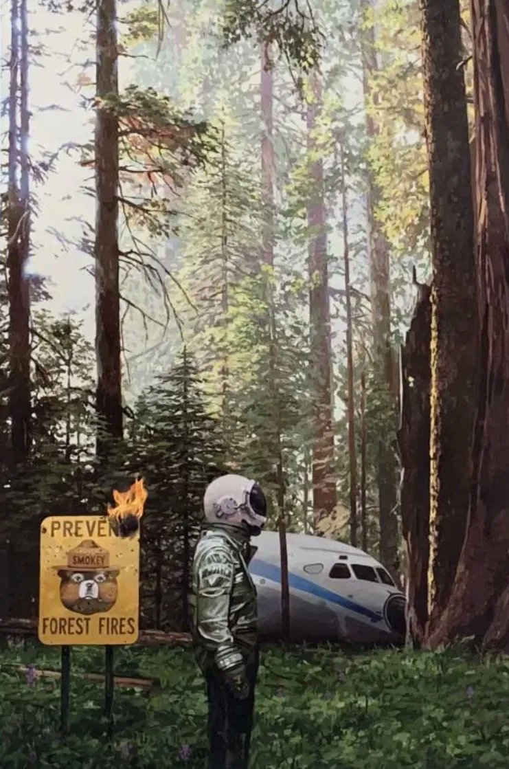 weedmaster's tweet photo. Smokey> Archival Pigment Print Pop Artwork by Scott Listfield
https://t.co/ZVqupzS6zO
#Smokey #ArchivalPigmentPrint #PopArtwork #ScottListfield #Astronaut #Crash #Forest #Woods #Plane #SmokeytheBear #Tree #Nature #Graffiti #Artwork #Art #StreetArt #UrbanArt #ModernArt https://t.co/OE6Io4wl2l