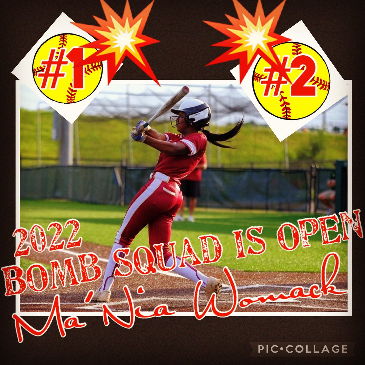💣💥💣Ma’Nia Womack officially opened the 2022 Bomb Squad tonight with not 1️⃣ but 2️⃣ no doubters over the fence!💣💥💣  #BTO