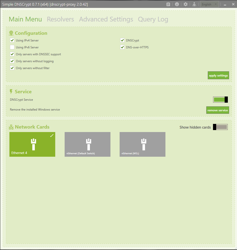 shindion_0392's tweet photo. #SimpleDNSCrypt #tutorial_11

11. Kembali lagi ke apps DNSCrypt, disini kita tau bahwa network card yng akan "terhubung" dengan apps DNSCrypt adalah Ethernet 4

[Cont . . .] https://t.co/hompnkfWPl