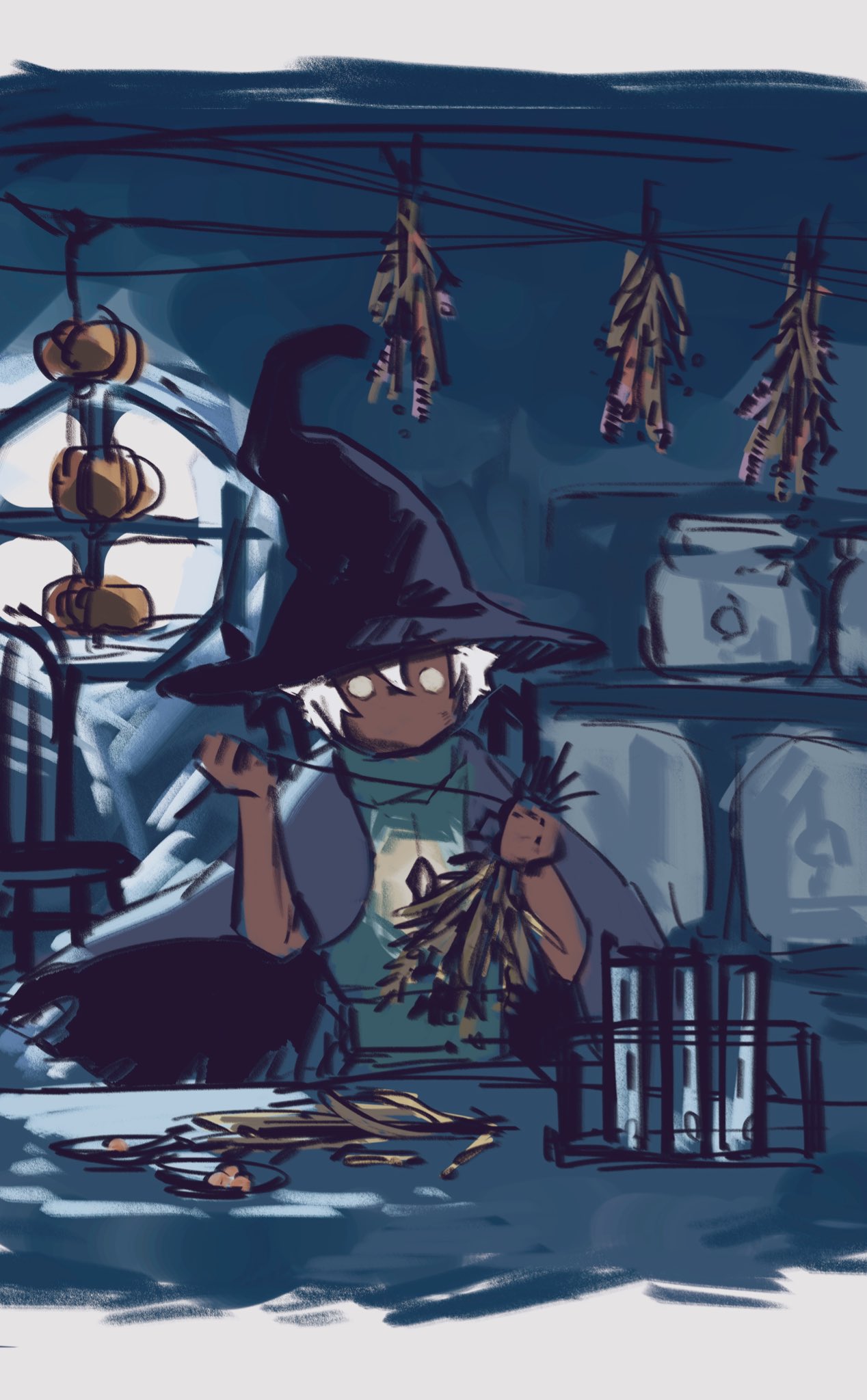 تويتر 天草 紫薇 على تويتر ウィッチの内職 イラスト Sky星を紡ぐこどもたち T Co Ymkfoeuj8f