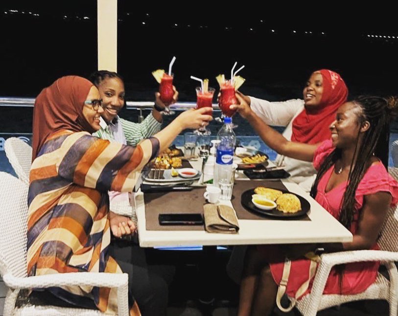 Road2IR (@road2ir) on Twitter photo Women in IR night out: East Africa Edition 💃🏾🥤🇹🇿
Pictured here are some of the smartest and hardest working IR’s in the world 🌍 and we are proud to call them our friends, teachers, and colleagues ❤️
<a href="/RSNA/">RSNA</a>
<a href="/SIRspecialists/">Society of Interventional Radiology</a>
<a href="/_backtable/">BackTable Vascular and Interventional</a>
<a href="/WIIGS2/">Women In Image Guided Surgery</a>
<a href="/RadiologyChicks/">RadCX™</a> Women in IR night out: East Africa Edition 💃🏾🥤🇹🇿
Pictured here are some of the smartest and hardest working IR’s in the world 🌍 and we are proud to call them our friends, teachers, and colleagues ❤️
<a href="/RSNA/">RSNA</a>
<a href="/SIRspecialists/">Society of Interventional Radiology</a>
<a href="/_backtable/">BackTable Vascular and Interventional</a>
<a href="/WIIGS2/">Women In Image Guided Surgery</a>
<a href="/RadiologyChicks/">RadCX™</a>