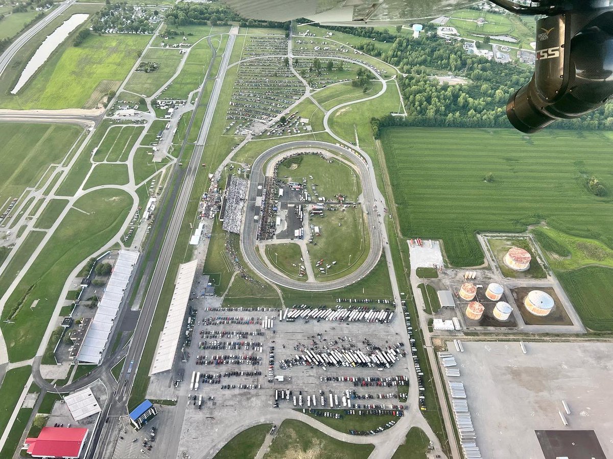 ChopperDanRice's tweet photo. Getting ready for a great night of @NASCAR_Trucks racing as they start the playoffs @RaceIRP on @FS1 ! @NASCAR @NASCARONFOX #wingedvision @GyroSSystems https://t.co/OvXFuWObLX