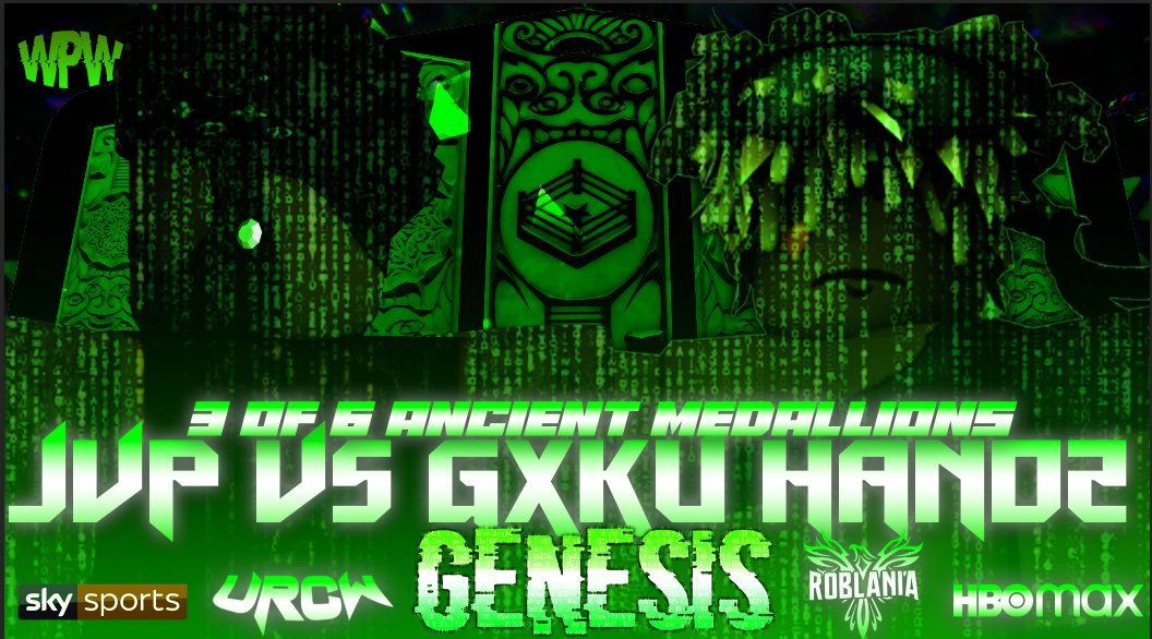 WPWMedia's tweet photo. NEXT WEEK!

@TherealJVP305 battles @KakarotSORA for 3 OF 6 ANCIENT AZTEC MEDALLIONS for the GIFT OF THE GODS Championship!

#WPWGenesis https://t.co/AuxLN09m8z