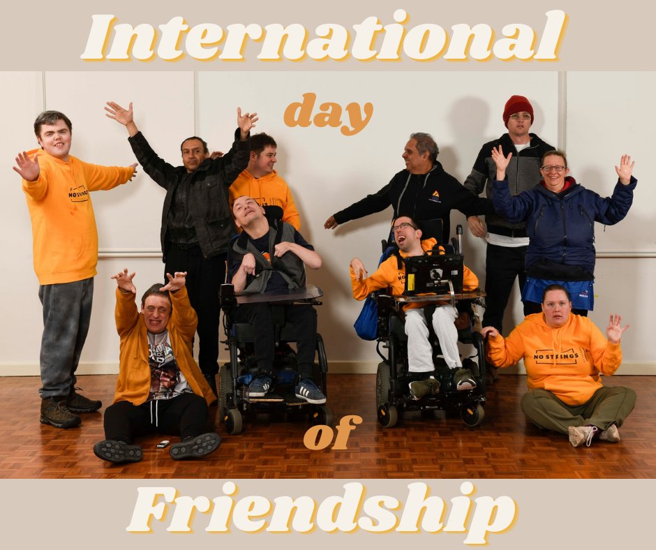 NSATheatre's tweet photo. Its International Day of Friendship and we are celebrating the friends in our lives.

In celebration why not bring some friends to our next movie night? Celebrate by spending time with the ones you love, while helping us give back to our community we love. 💛🖤 https://t.co/fy7jd4oaZz