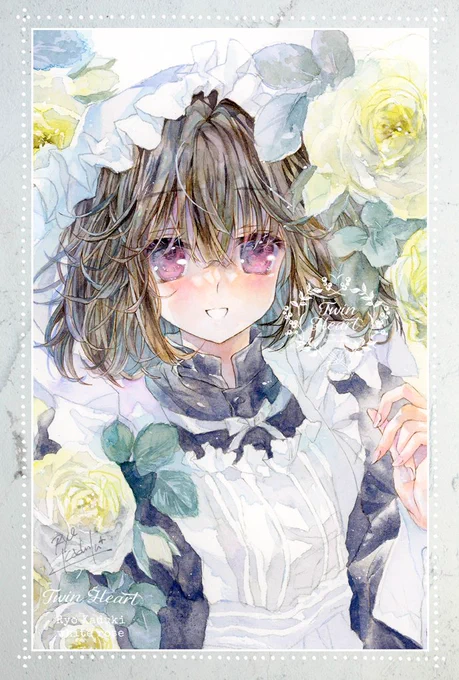 〖お知らせ〗
📮ポストカード
White rose(桜花)残1
White rose(瑠璃)残0

在庫限りで再版予定はなかったのですが再版を検討中です

早ければ来月の通販or9月展示会(大阪)での予定

⚠️状況により予定が変わる可能性もございますのでご了承ください 