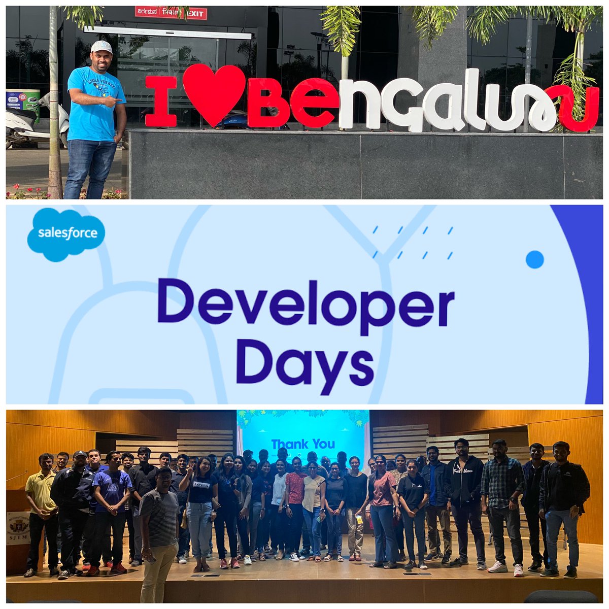 Few Hours to go for #SalesforceDevDays and the 🔥 is ONNNN 

Catch me today and get some #Awesome  Namma Bengaluru Stickers 

Excited to meet and catch up with Bengaluru Ohana !! #SFDGBLR