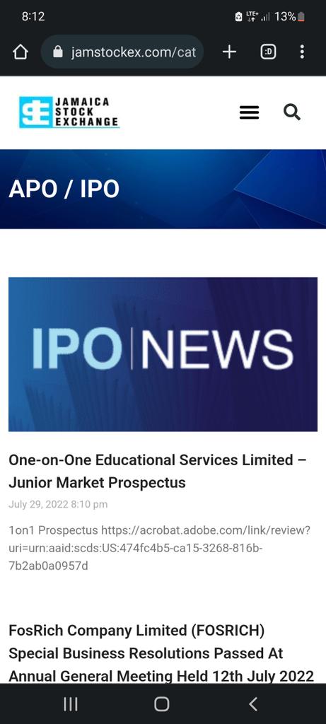 ricardodallen's tweet photo. Today, a movement begins!

#IAmOne. What a moment.

One on One, a company that we started based on a dream to transform education and training in the Caribbean, has filed its IPO to go public.

So many emotions. Thanks to all who have made this possible.
🙌 https://t.co/LiMIjqHRCy