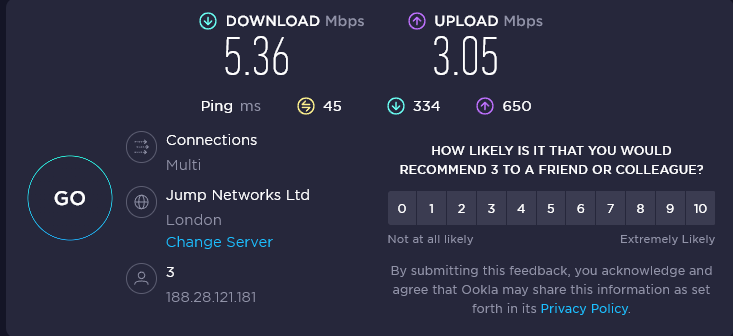 nlak's tweet photo. @ThreeUK what's up with the 5g? Been like this for almost 2 days https://t.co/tnI2htPgRC