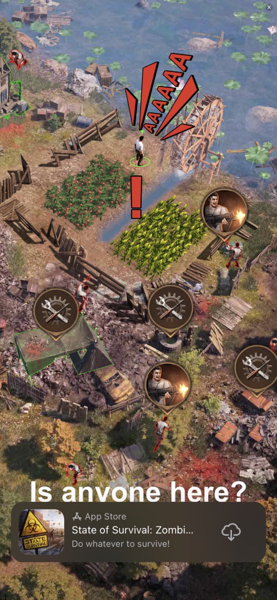 thomasamusic's tweet photo. Hey uh @state_survival why the hell am I stuck in your ad? I can’t exit without completely restarting the app with a game level I’ve been working on for almost an hour. No X or any other button. https://t.co/FtJOVqDVDL