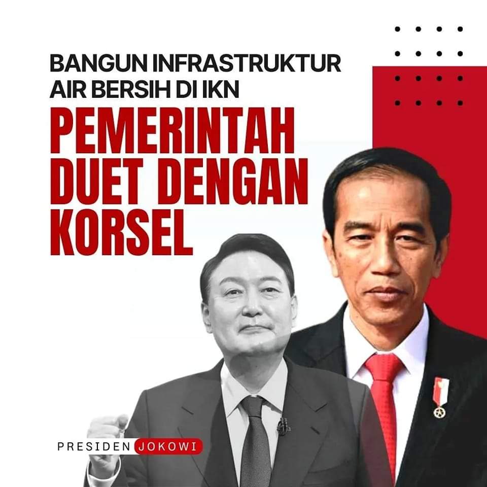Pemerintah Jokowi duet dengan Korsel untuk membangun infrastruktur air bersih 👍