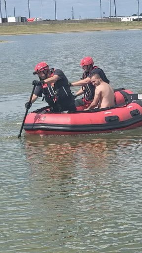 Earlier today, northwest crews assisted @hcesd17lyfd with a water rescue. The patient became overheated while trying to recover a vehicle in a retention pond. The patient was treated on scene by <a href="/hcec911/">HCEC911</a> .

#waterrescue #nwvfd #lyfd