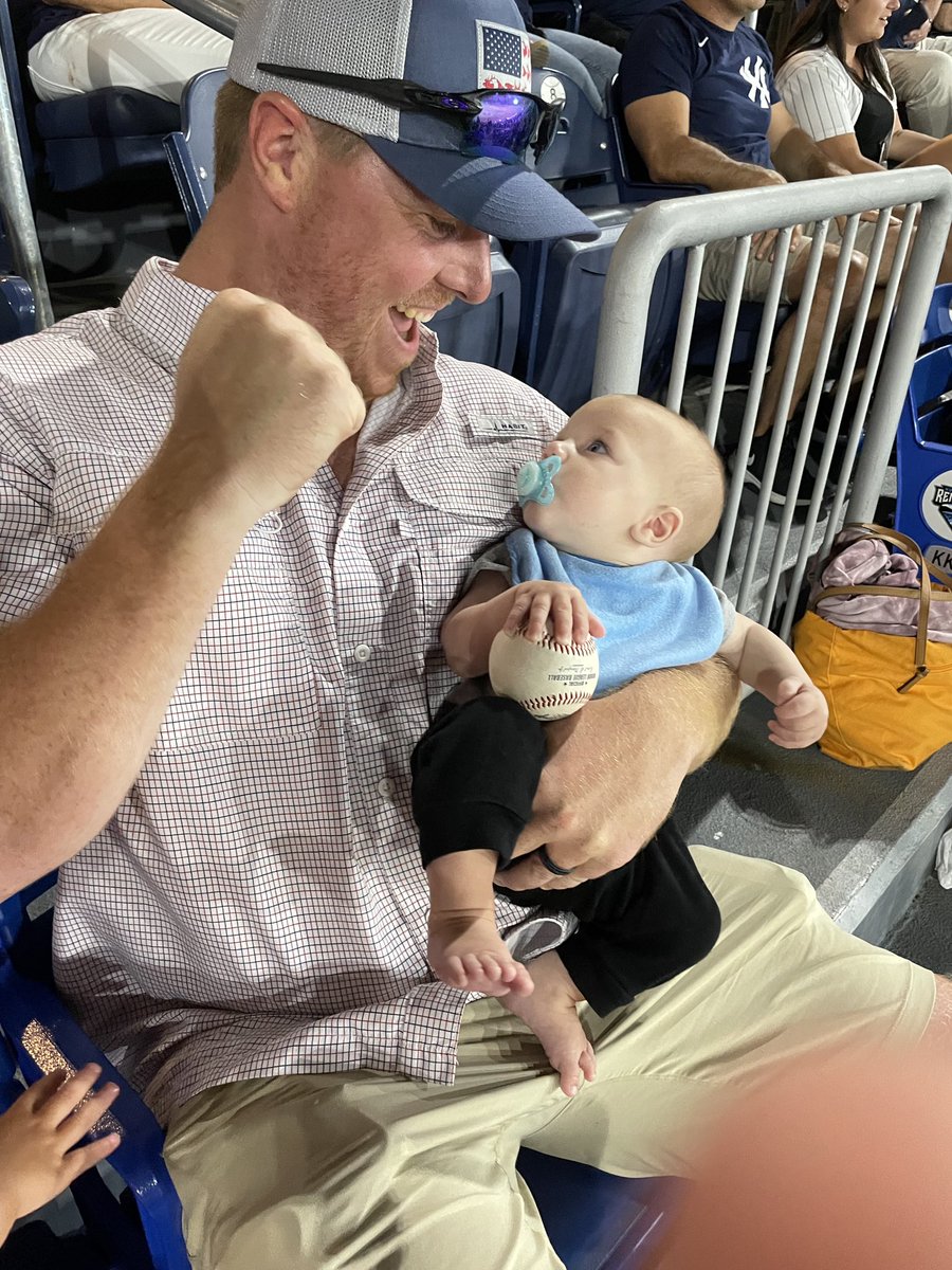 Huge thank you to <a href="/BKCyclones/">Brooklyn Cyclones</a> corner outfielder Joe Suozzi, for tickets to tonight’s <a href="/HVRenegades/">Hudson Valley Renegades</a> <a href="/BKCyclones/">Brooklyn Cyclones</a>  game. Gave the opportunity for Tone and Colt to see their first game, and for Colt and I to catch a foul ball!  Great way to grow the game! #gameknows