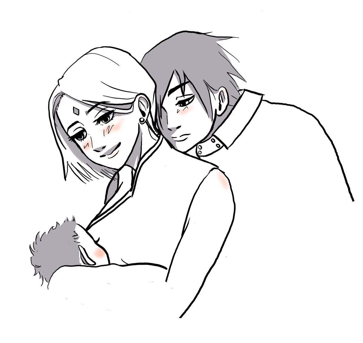 plaincakee's tweet photo. I haven't drawn in like 5 years so here's something I did on my phone today.  #sasusaku https://t.co/X5cwEzTXV7