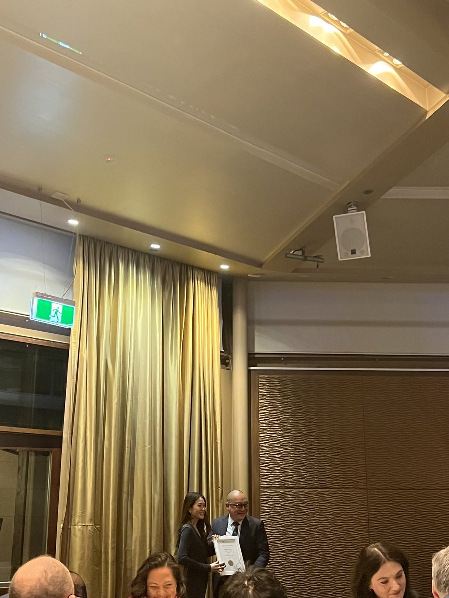 SariraEl_Den's tweet photo. An evening with #legends of pharmacy @bekidoll @oreilly_claire @GillTaren ... Big congrats to @ParisaAslani3 @Timothychen17 - inspiring as always! #PSA22 https://t.co/ibiEubK8MB