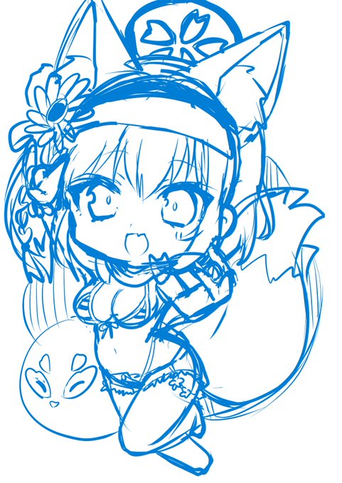 水着イズナちゃん 