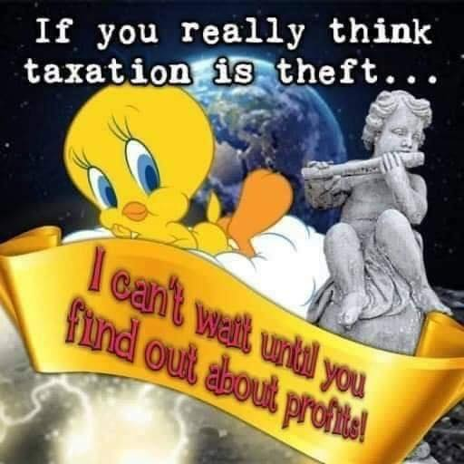doggypeg87's tweet photo. #profitistheft #TaxationIsTheft https://t.co/oXgNS3lsNy