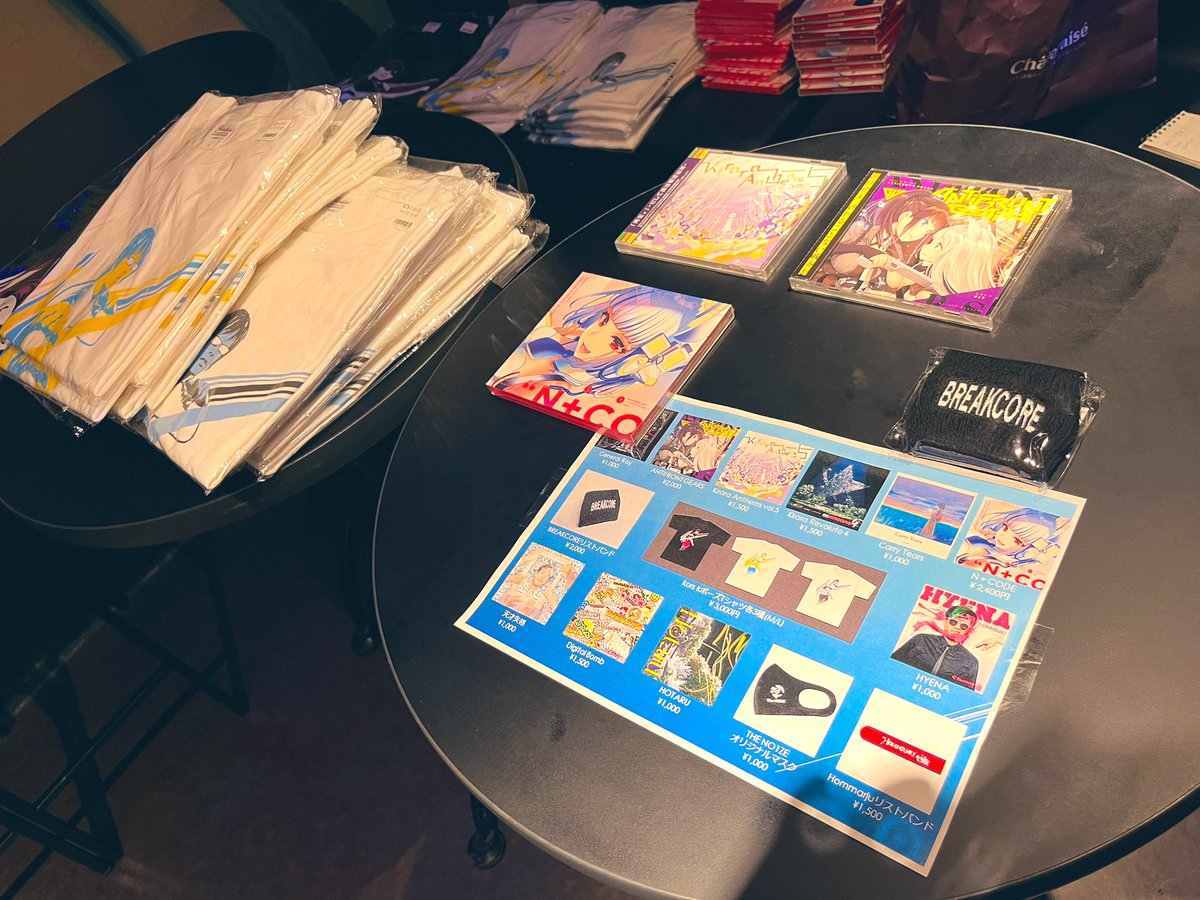 shiden_you's tweet image. 物販設営中( ⋅֊⋅ )و

❗️お会計は極力ちょうどになるようご協力お願いします。
❗️袋はご用意出来ません。
❗️在庫が少数の物もありますので欲しいものがあればお早めに！

#Beginning07