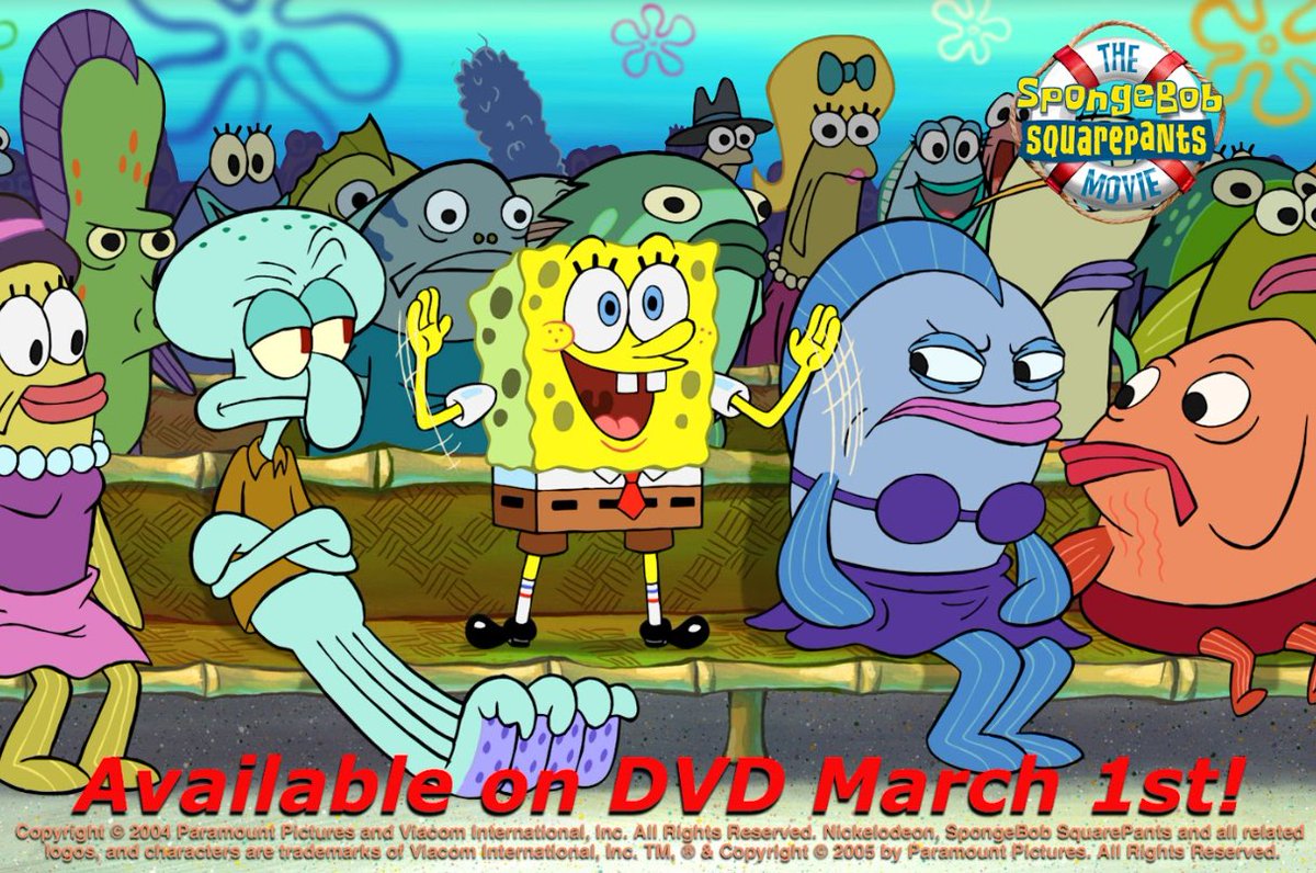The Art of SpongeBob on Twitter: "Firstly, there are several promo ...