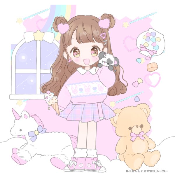 lilstrawbb's tweet photo. they didnt hav a black hair option on the second one :< https://t.co/LzGHL8kkj1