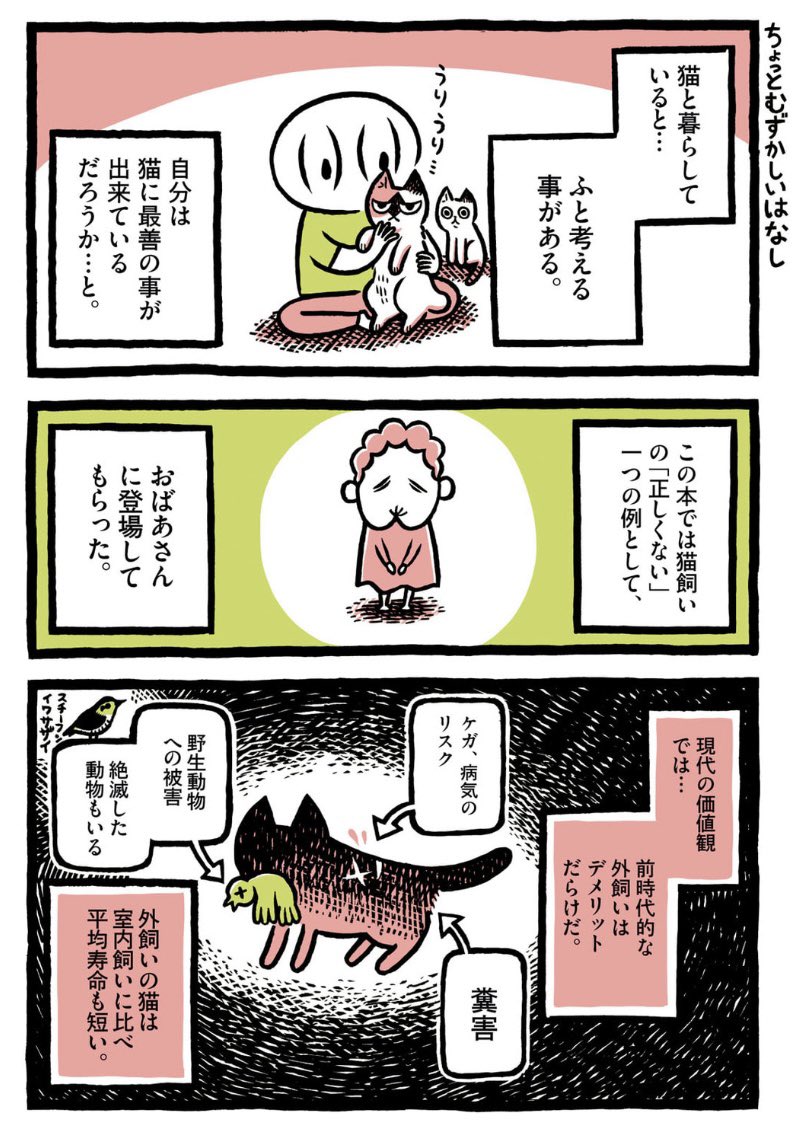 書籍あとがき
『猫を飼う事について考え続ける』1/2 