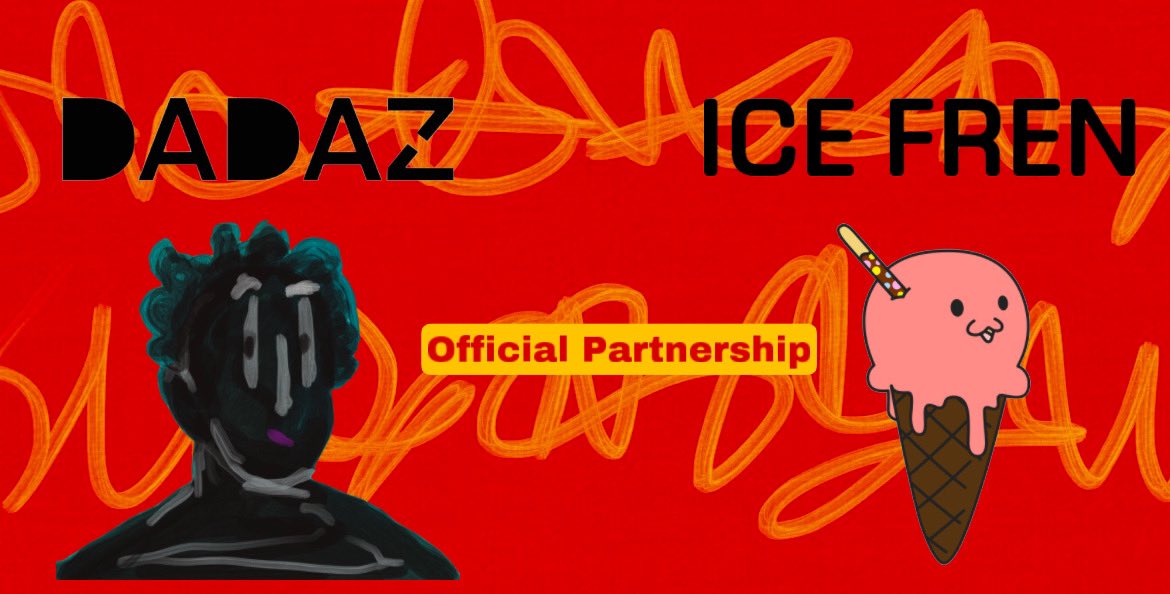 🎉 DADAZ X IceFren 🎉
Collabo Giveaway Event

🎁 확정 WL x 10 
🎁 경쟁 WL x 30

1⃣  Like / RT / Follow
2⃣  Discord entry
3⃣  Tag 3 Friends 
<a href="/IcefrenNFT/">Ice Fren🍦ALPHA</a> &amp; @DADAZOfficial
 
⏰ End: 8/3  1:00 PM

#NFT #NFTGiveaway #ICEFREN #DADAZ #Freemint