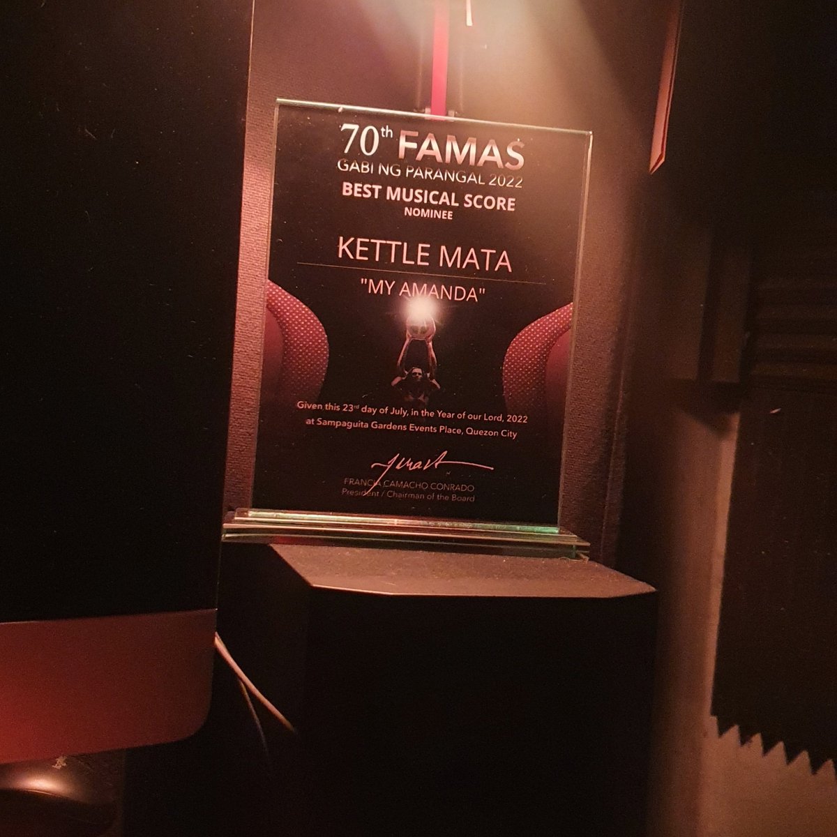 kettlemata's tweet photo. Mamaya na po ang FAMAS 🙏🏻🙏🏻🙏🏻 https://t.co/BK9MiQTh8G