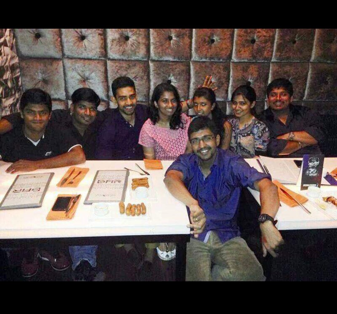 ManojK077's tweet photo. My Tribe! Missing scenes... Let's Plan for a Trip soon Guys!
Couldn't forget my Bachelor's day celebration. @BharatR1026 @adityaghatty @SiddhuMohan @pcdeep 
#ninaivugal https://t.co/ToOEnmleF4