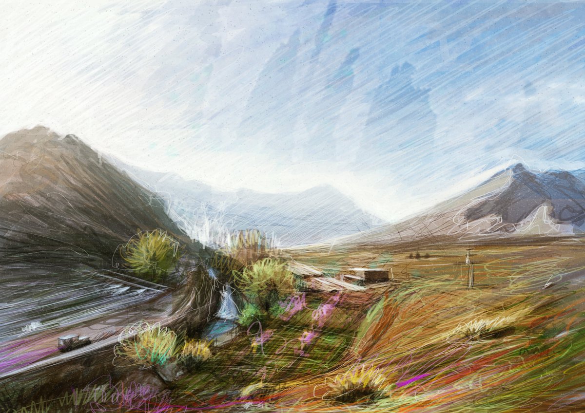 Gm Dear Friends 💚
-Digital painting | 2022