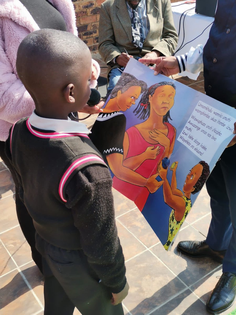 FoundationNt's tweet photo. Reading is a lifetime skill and ensuring our children can read is part of our mandate. A great hand over to schools in Emdeni and Zola. Readers Lead and Leaders Read. πΏπ¦π #literature #reading #schools #Education #Lithotech #NTFCares #WeLoveTheKids https://t.co/FnvjWeFKjq