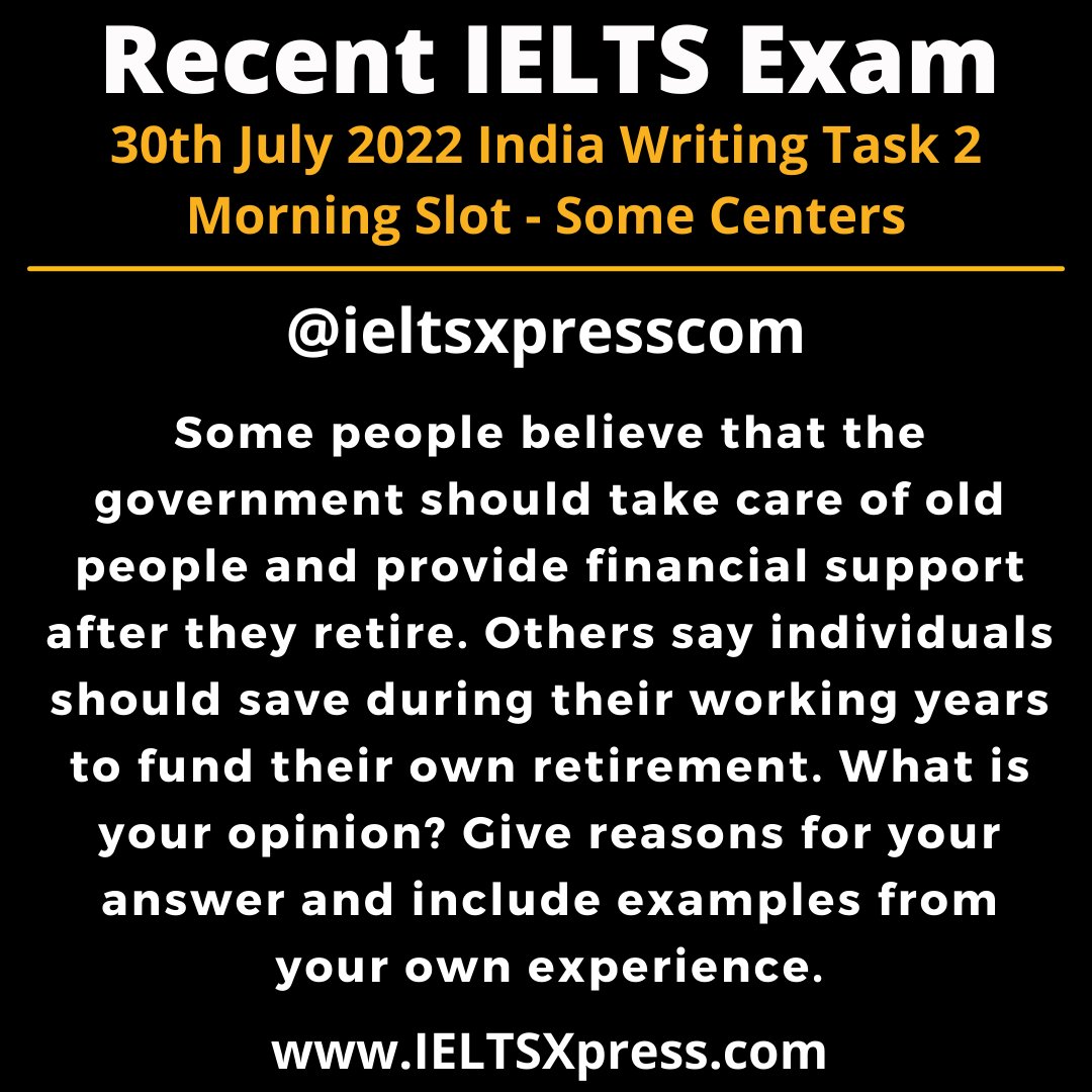 IELTS Xpress Twitter: "Recent IELTS Exam 30th July 2022 India Writing Task 2 #ielts #ieltsessay #ieltsrecent https://t.co/hBAbmS9MK7" Twitter