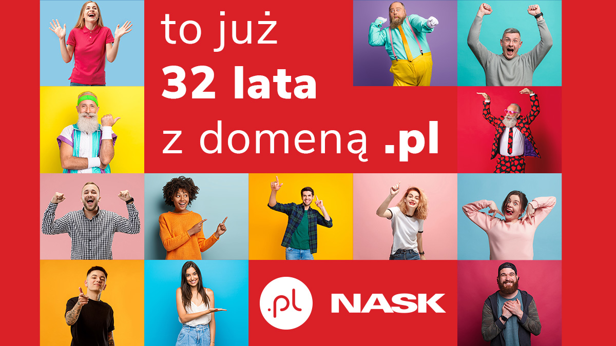 Dzisiaj obchodzimy 32. rocznicę ustanowienia .𝐩𝐥 jako domeny krajowej dla Polski! Rejestr domeny .pl w NASK obsługuje aktualnie ponad 2,52 mln domen z końcówką .𝐩𝐥. Domeny z .𝐩𝐥 ma ponad 1,1 mln abonentów dns.pl/newsy/32-urodz…