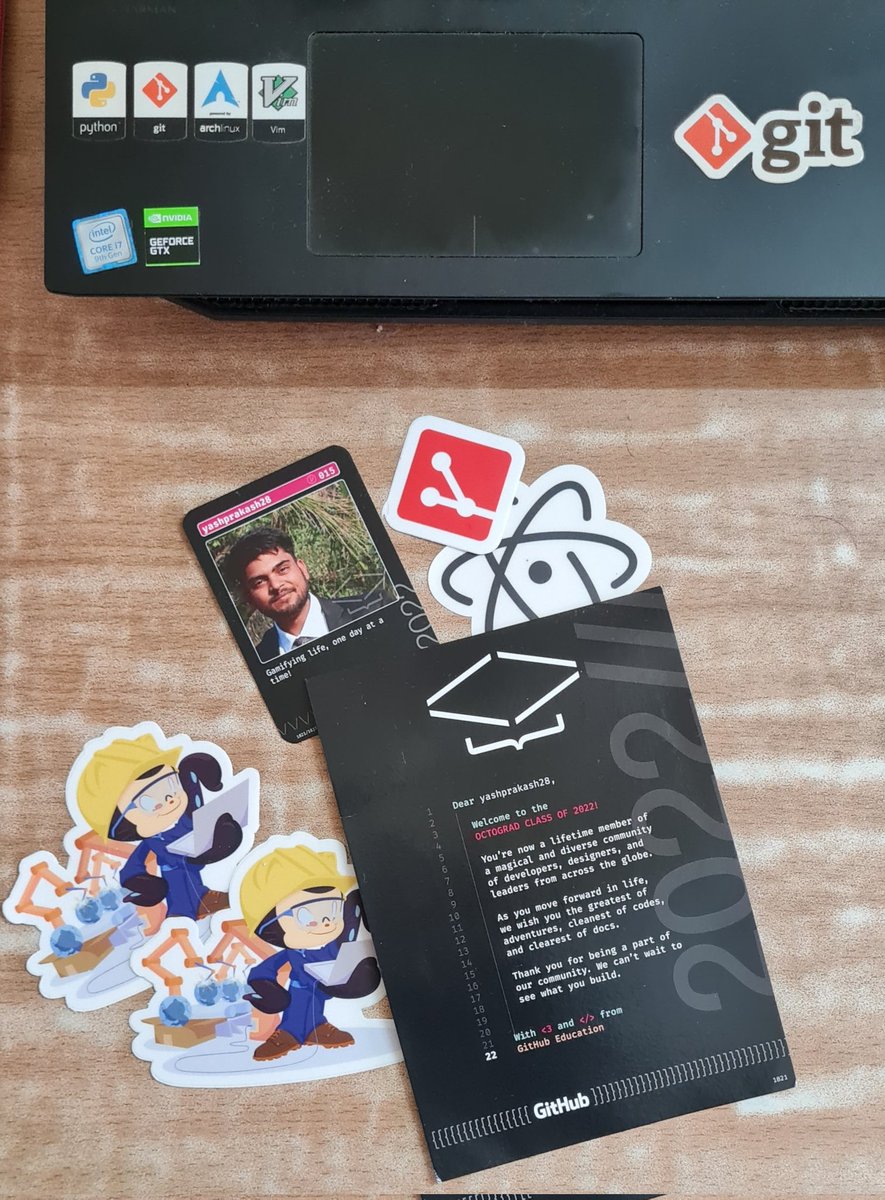 Yasharsh28's tweet image. Graduated with Octagrad class of 2022!
@github @GitHubEducation 
#githubgraduation #github