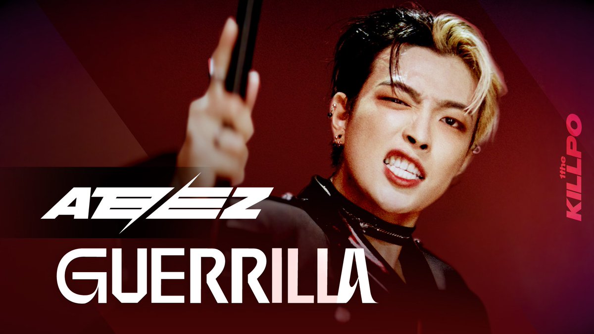 YHUHNO's tweet photo. A special performance where you can easily spot Guerrilla Killing Point on the clip, with ATEEZ amazing movements, has been presented special for ATINY. 

https://t.co/wBVf2Kjuv6 https://t.co/AwcpO8lClg