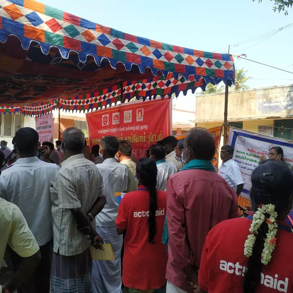 sndeep's tweet photo. Happening now #AazadiKaAmritMahotsav #camps
#100percent #covidvaccine💉 #aazadikaamritmahotsav #tamilnadu https://t.co/ZHo9TPx3G9