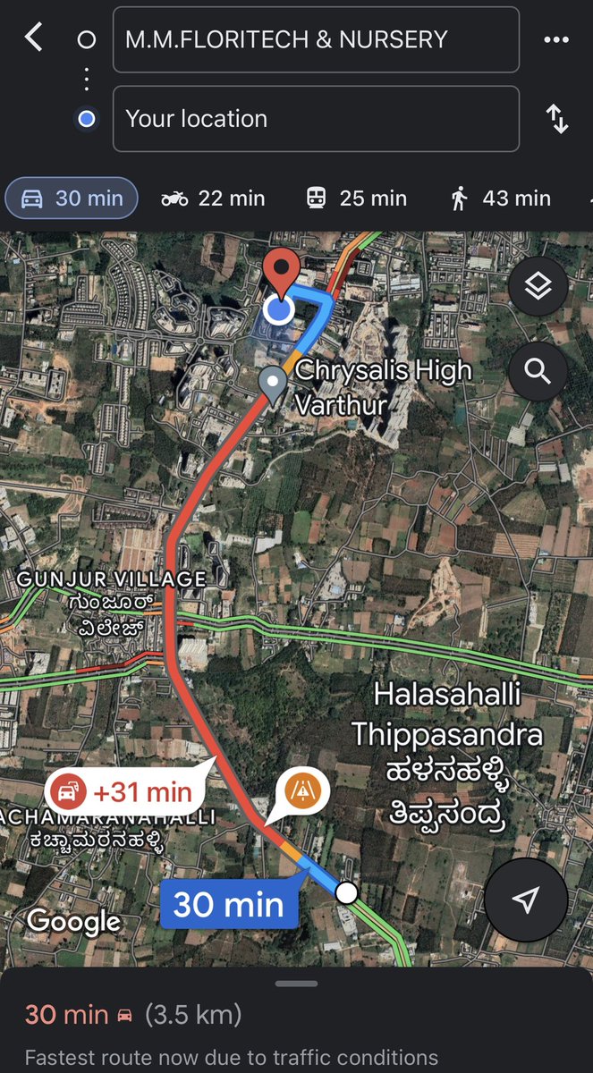 Esandeep's tweet photo. @RisingVarthur I guess this is what painting the town red means. https://t.co/PkqHYcAHIt