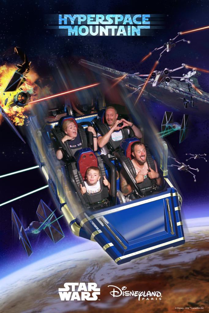 Lucybartholomew's tweet photo. After losing 11 stone I was able to partake in ALL the DLP fun!! Even remembered to ‘do an @adamhattan’ 😂 LOVED Hyperspace Mountain, bring on Florida! #6weekcountdown https://t.co/idZq8K0Rxy