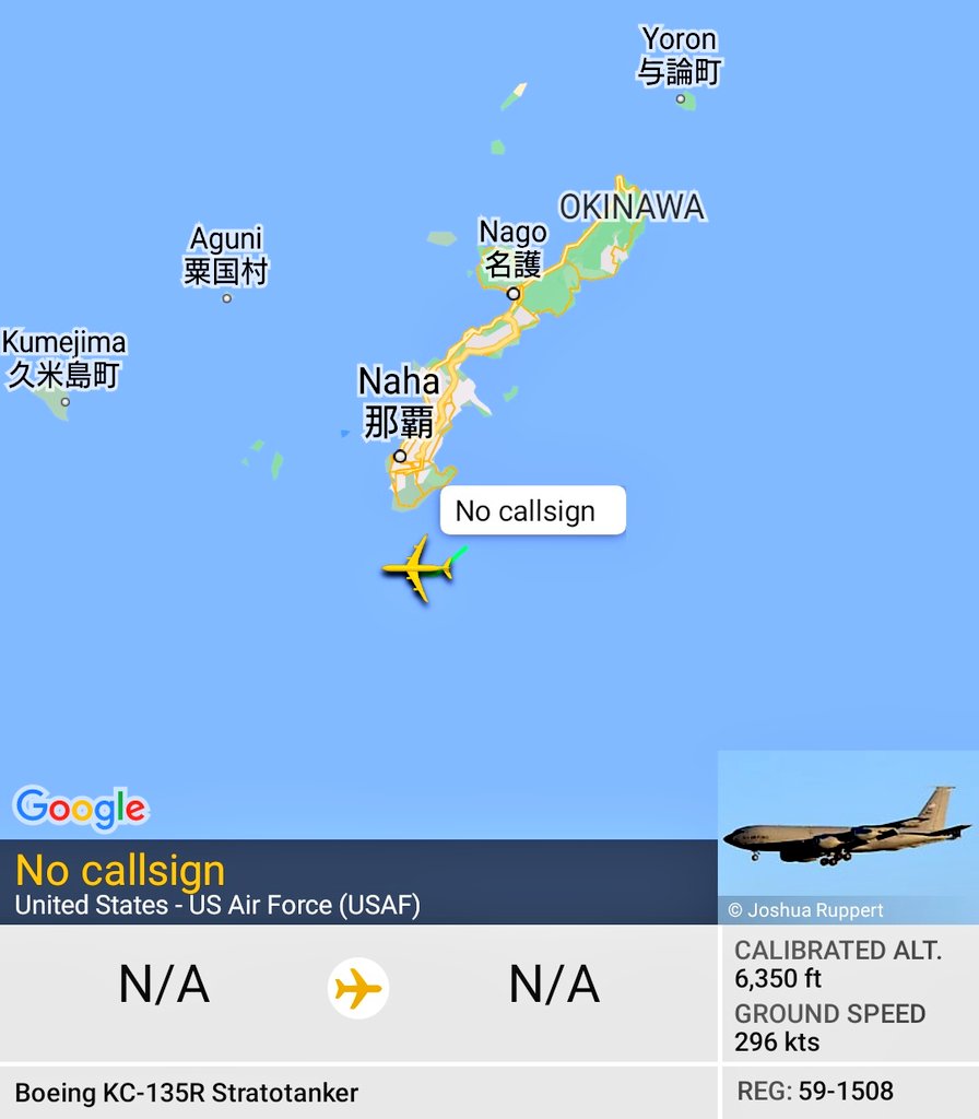 FMilcoms's tweet photo. #ETHYL24 #AE07A8 approaching RODN. https://t.co/M0l6VusxaH
