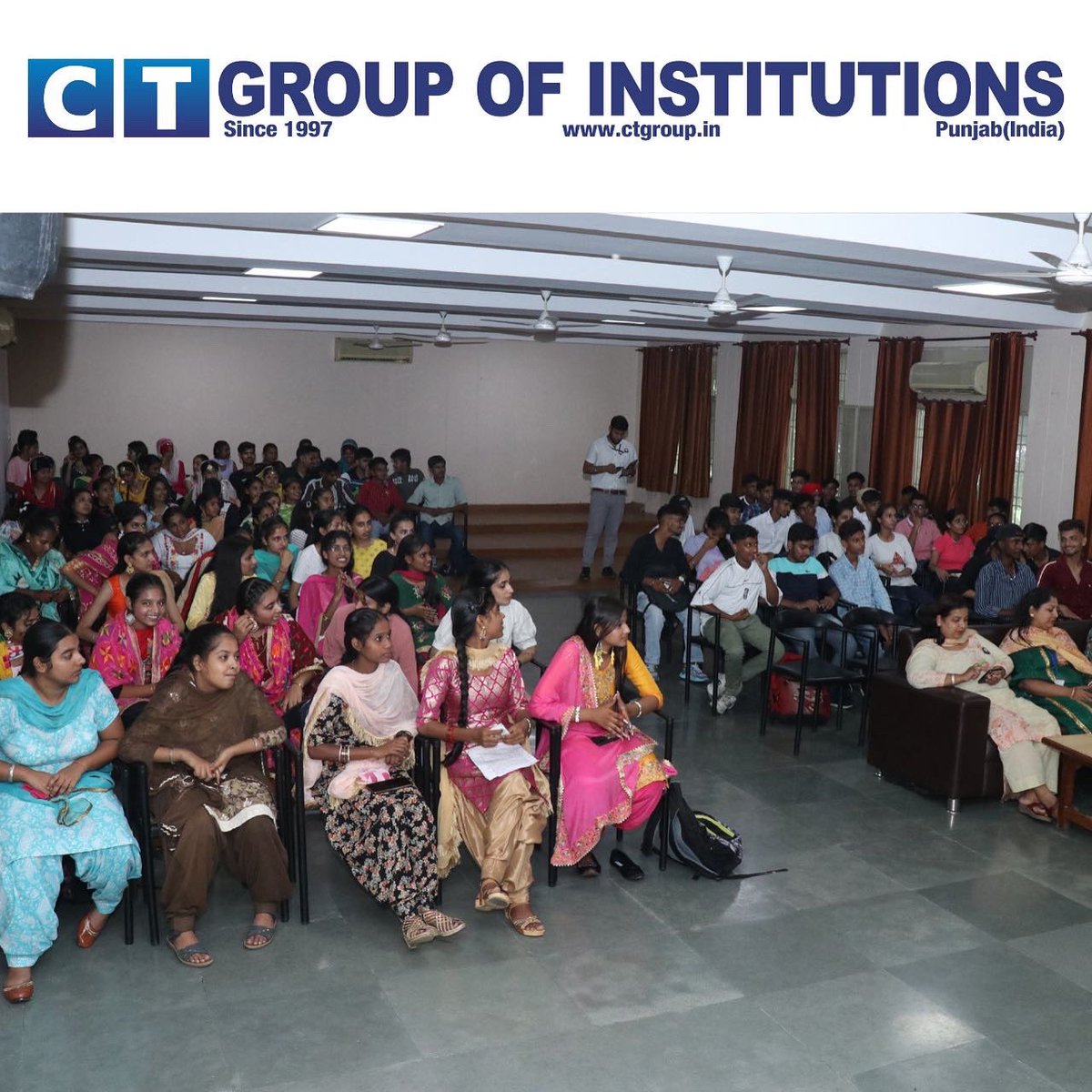 CTGroupshahpur's tweet photo. CT Institute of Higher Studies Senior Secondary Wing celebrated a Welcome & Talent Hunt show under the title "INITIUM NOVUM".
#initium #novom #teej #groupsong #groupdance ₹solosong #ctcollege #ctgroup #jalandhar #punjab. https://t.co/KsKgXWMIx7