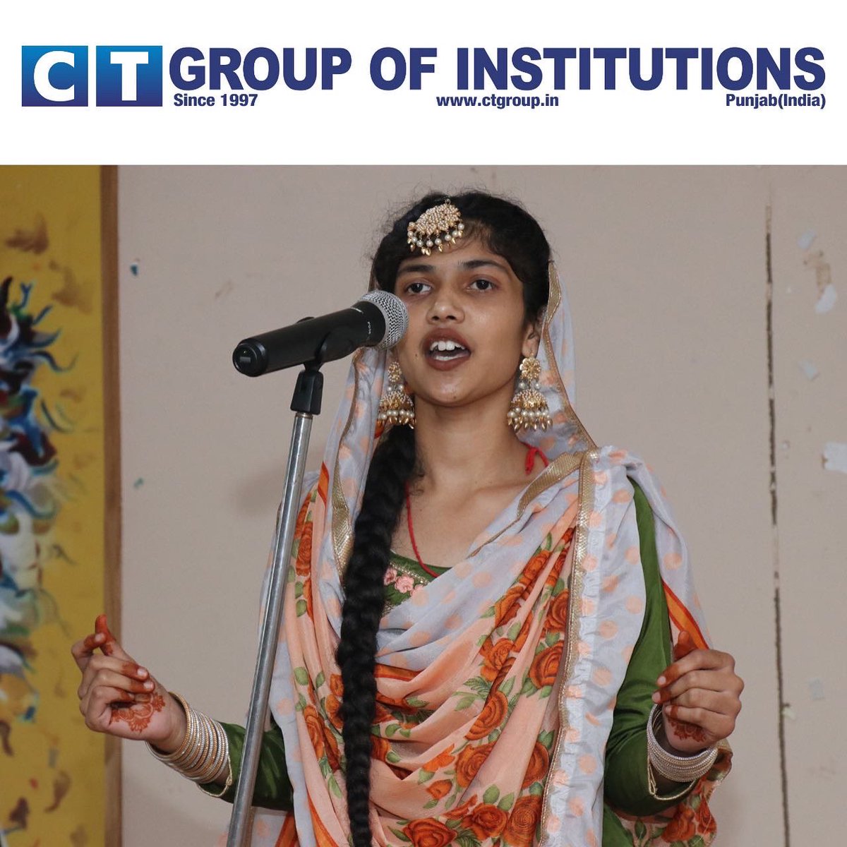 CTGroupshahpur's tweet photo. CT Institute of Higher Studies Senior Secondary Wing celebrated a Welcome & Talent Hunt show under the title "INITIUM NOVUM".
#initium #novom #teej #groupsong #groupdance ₹solosong #ctcollege #ctgroup #jalandhar #punjab. https://t.co/KsKgXWMIx7