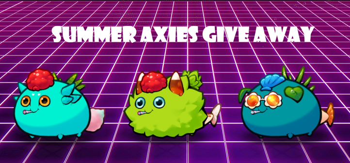 LLG_Mobius's tweet photo. SUMMER AXIES GIVE AWAY 💜

✅RT &amp; Follow @LLGuild @Jihoz_Axie @AxieInfinity @ZyoriTV @philipla @ChuckFresco @nixeniego @Axie44 @AxieLuck @BigYakAxieClub
✅Tag 3 Friends
✅Join Discord https://t.co/fF9MatpyMD

🗓️Winner Selected Aug 2 in our Discord - we will verify your entry! https://t.co/qneMRDFJIO