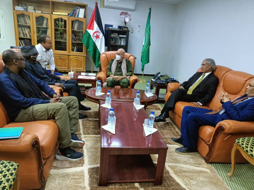 I had the honor to be received by H.E. Brahim Ghali, President of the Sahrawi Arab Democratic Republic (SADR). I reassured Mr President of the commitment of the African Union to Peace in #WesternSahara