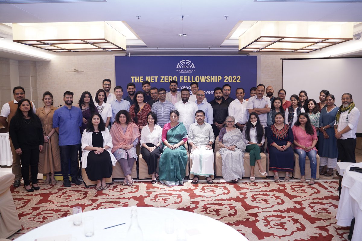 sruthi_harris's tweet photo. At #spgnetzero Fellowship finale + leaders from across the pol spectrum incl MoS for Environment @AshwiniKChoubey As a millennial Party @NCPspeaks encourages participation in multi-party forums when collective efforts can benefit planet&humanity #ClimateAction #INC #DMK #NC #VKC https://t.co/wsyocuXjah