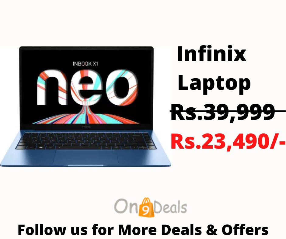 on9deals's tweet photo. Infinix INBook X1 Neo Series Celeron Quad Core - 8GB Ram 256GB SSD XL22 14 Inch Thin And Light Laptop Worth Rs.39,999 @ Rs.23,490
Visit Here: https://t.co/18Rce4Z53E
#on9deals #infinix #inbook #series #celeron #light #laptop #system #toshiba #hp #fujitsu #msi #linux #bhfyp https://t.co/tXDvpuitSC