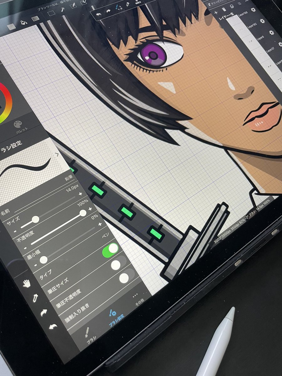 daoni_024_'s tweet photo. #wip  お仕事ではメディバンペイントというソフトをかれこれ5年以上使っています。もっと機能が多いソフトがあるのも知ってますが使い慣れているのでなかなか変える気になりません。クリスタとかずっと気になってますが。 https://t.co/rm8w1ZYkpK