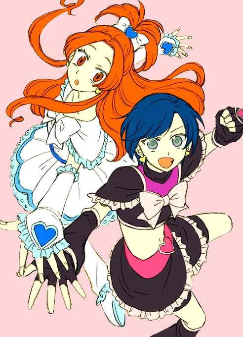 これはまさか数年後プリキュアにハマって毎年新シリーズを追っかけるようになるとは思ってもいない7年前に描いたパロ絵