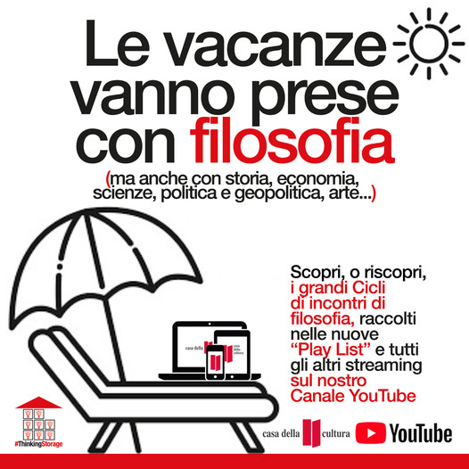C_dellaCultura's tweet photo. Prendi le vacanze con #Filosofia ma anche con #Storia #Geopolitica #Economia #Scienze #Arte e molto altro Accedi all'#ARCHIVIO sul nostro Canale YouTube https://t.co/a6bUy62HgL oppure attraverso il sito
https://t.co/yZBdmgwKnM Ti aspettiamo! #casadellacultura #thinkingstorage https://t.co/iSXnT88Vlw