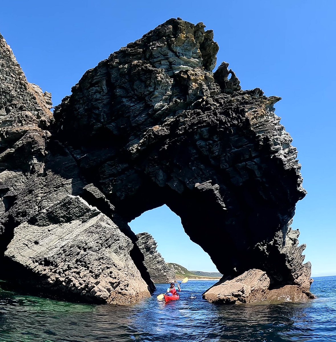 ChelseaKayak's tweet photo. CKC weekend in Dartmouth; exploring estuaries and caves, spotting a few seals & jellyfish lapping up the sunshine! @ChelseaKayak @BritishCanoeing @GoPaddlingInfo #dartmouth #devon #slapton #burghisland #salcombe #blackpoolsands #torcross #hopecave #newstone #seakayaking https://t.co/qPS5y1llN4