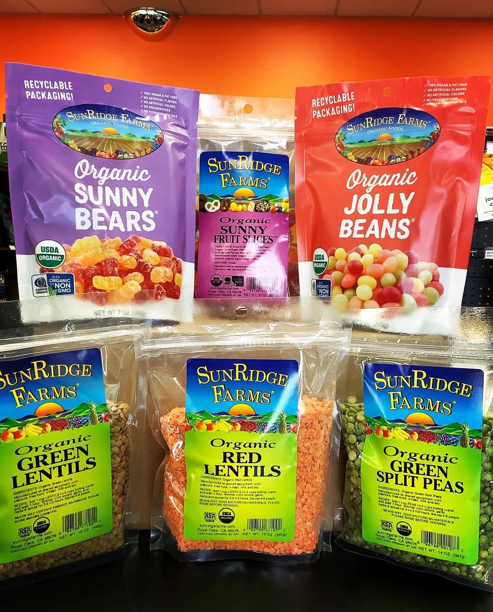 veginoutvegas's tweet photo. Organic Vegan; Jelly Beans, Fruit Slice gummies,Gummy Bears, Green & Red lentils and Green Split Peas from @sunridgefarms fully in stock! https://t.co/XlHhmP1GMG #lasvegas #lakemead #Neighbours #abstorm #TREASURE #womenowned #vegan #foodie #organic #plantbased #happycow #vkind https://t.co/UDkmN2rTt6